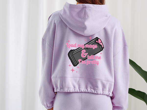 Load My Mags Cropped Hoodie
