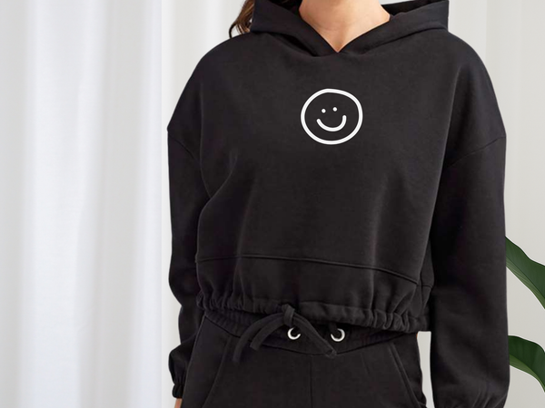 JK Cropped Hoodie