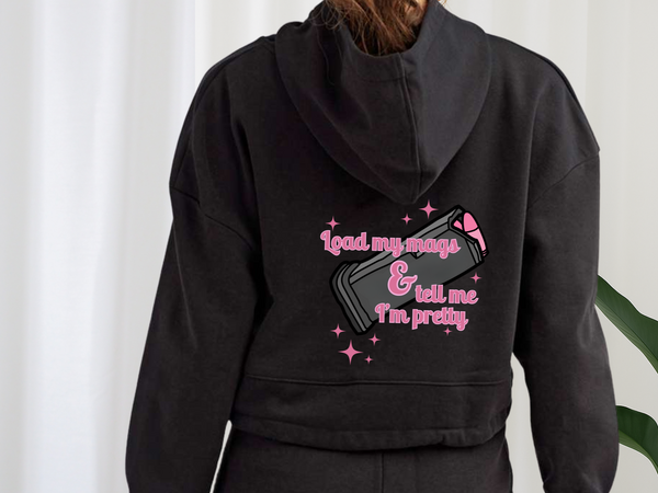 Load My Mags Cropped Hoodie