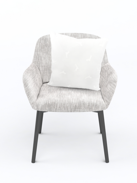 White Confetti Guns Dry Fire Pillow