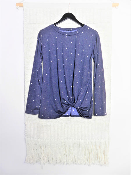 Side Twist Side Arm Tunic (S-3X)