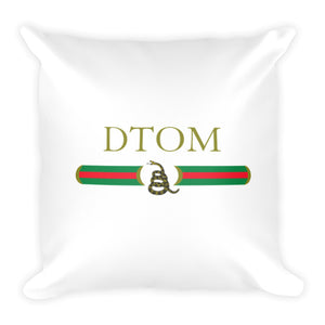 Don't Tread On Me Mock Gucci Dry Fire Pillow Case