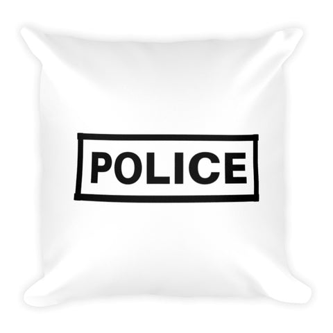 Police Label Dry Fire Pillow Case
