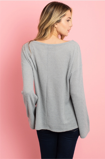 Waffle Ribbed Invisible Top