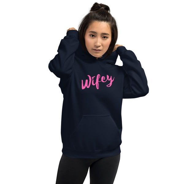 Wifey in Pink, Women's Hoodie
