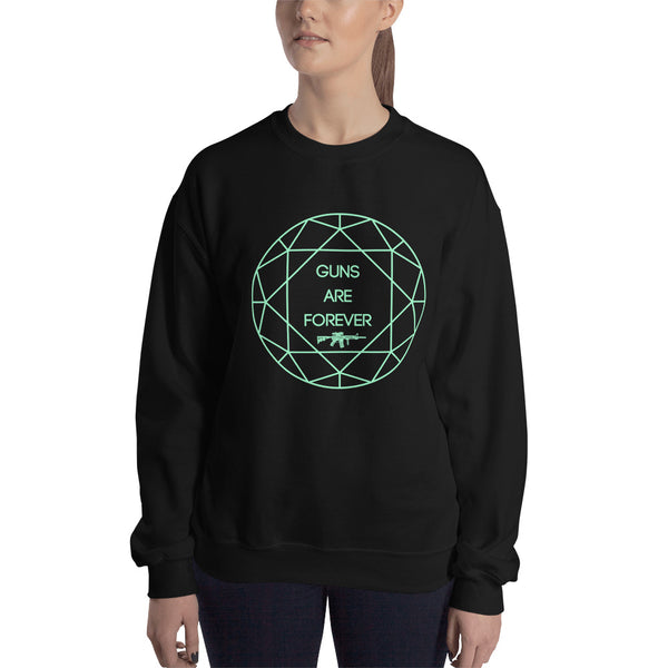 Guns are Forever in Mint Sweatshirt
