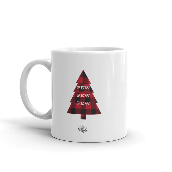 Pew Pew Pew Flannel Mug