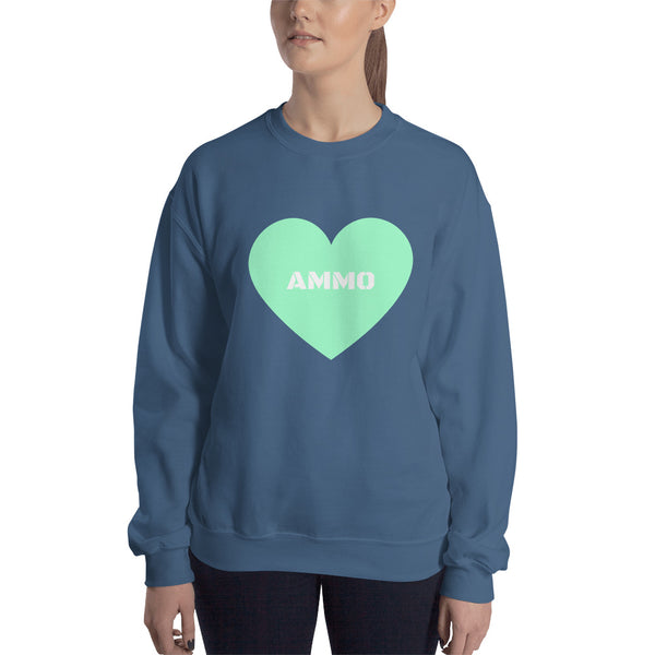 Ammo Love in Mint Sweatshirt