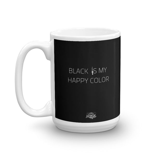 Black Is My Happy Color Mug
