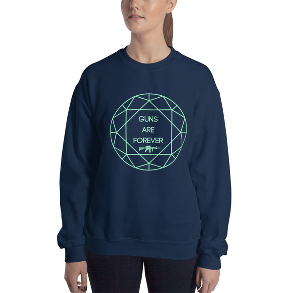 Guns are Forever in Mint Sweatshirt