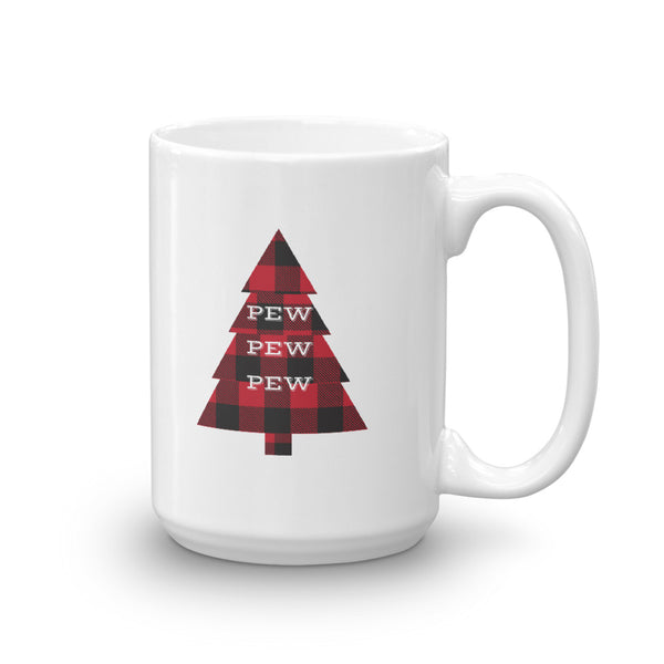 Pew Pew Pew Flannel Mug