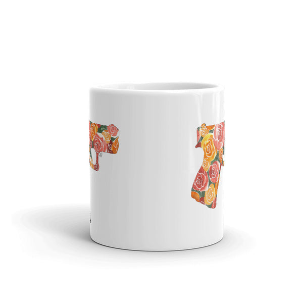 Glock and Roses by Felicha Dugan Mug
