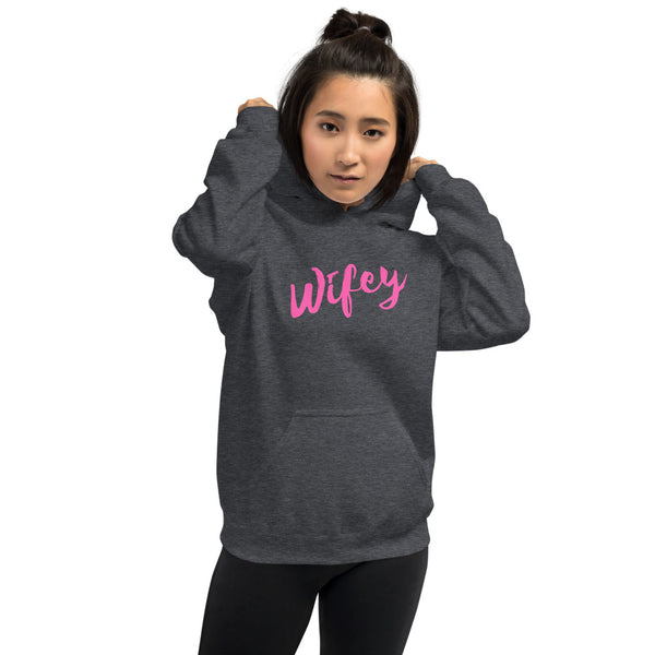 Wifey in Pink, Women's Hoodie