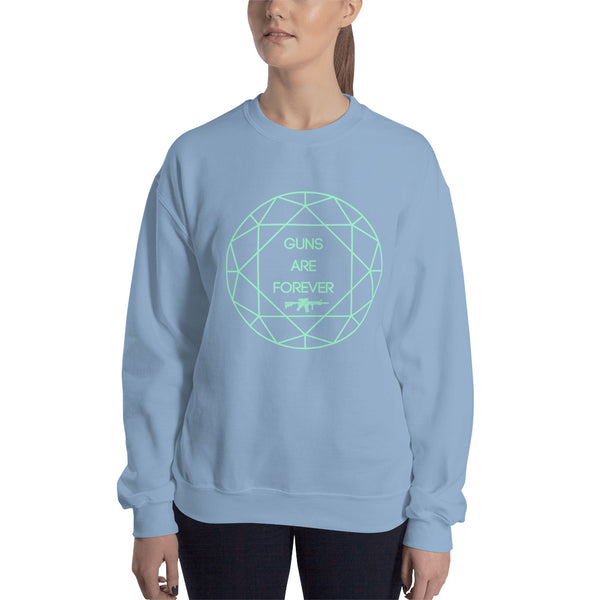Guns are Forever in Mint Sweatshirt