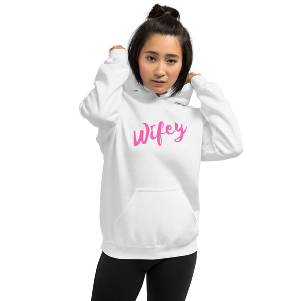 Wifey in Pink, Women's Hoodie