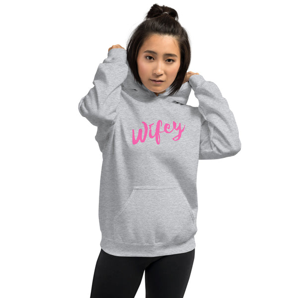 Wifey in Pink, Women's Hoodie