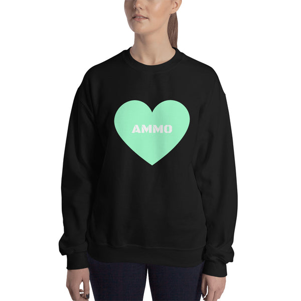 Ammo Love in Mint Sweatshirt
