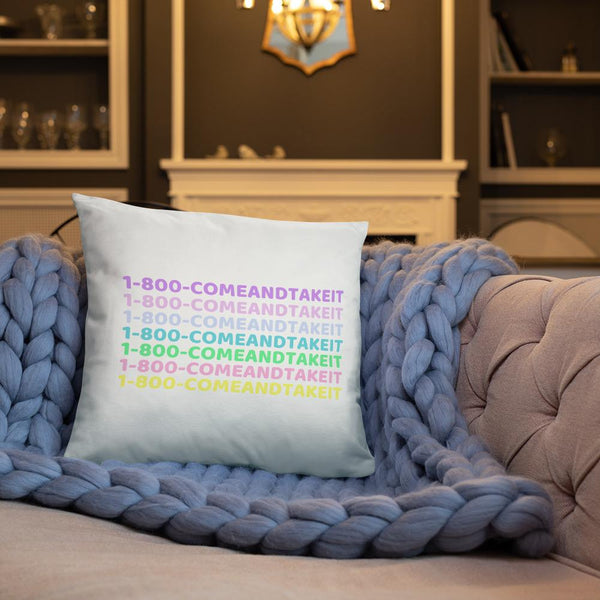 1-800-COMEANDTAKEIT Dry Fire Pillow