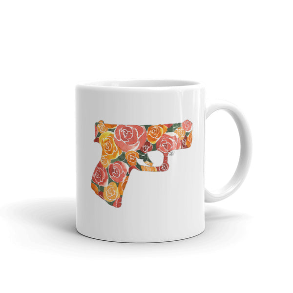 Glock and Roses by Felicha Dugan Mug