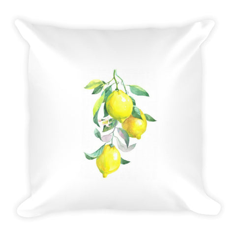 Fresh Lemons Dry Fire Pillow