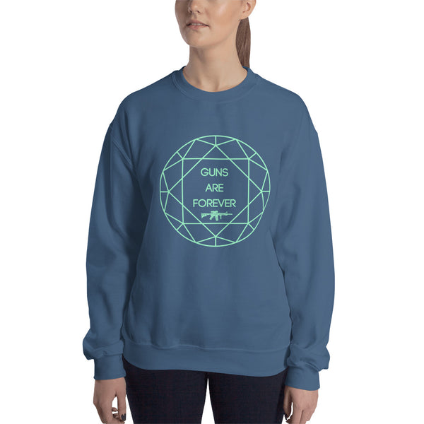 Guns are Forever in Mint Sweatshirt