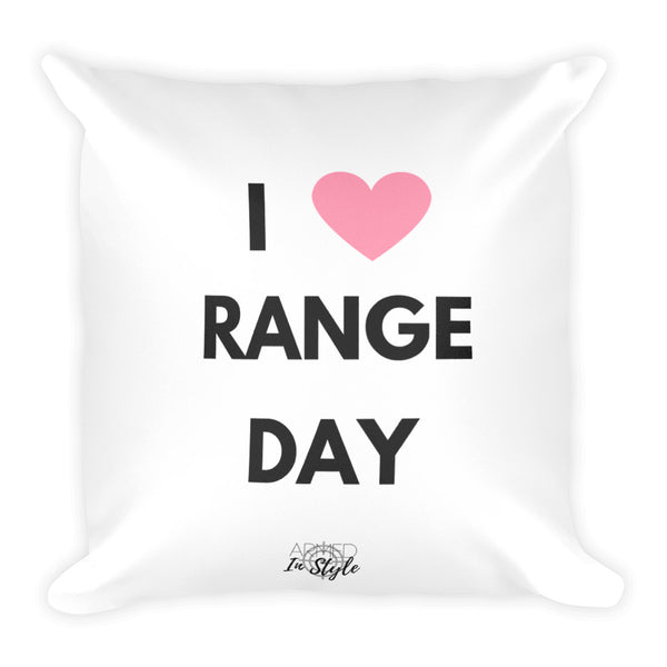 I Heart Range Day Dry Fire Pillow