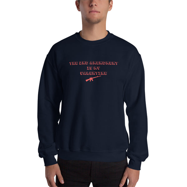 The 2nd Amendment is My Valentine, Men;s Sweatshirt