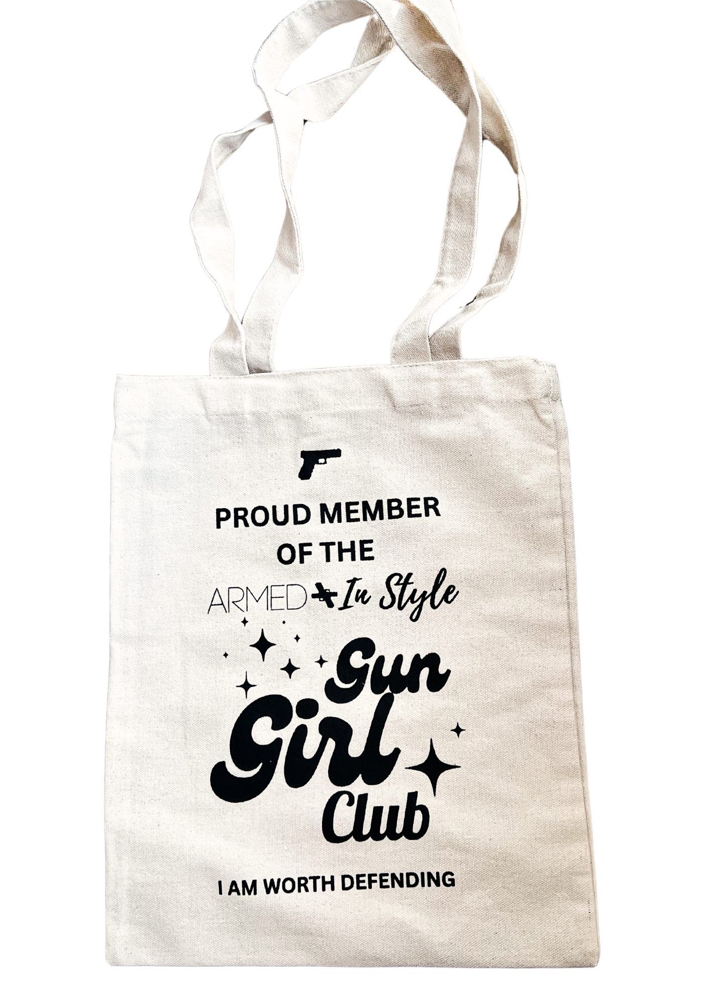 Gun Girl Club Canvas Bag