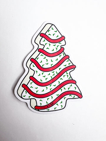 Freedom Sprinkles Christmas Cake Sticker