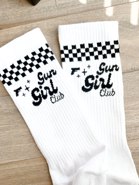 Gun Girl Club Tube Socks