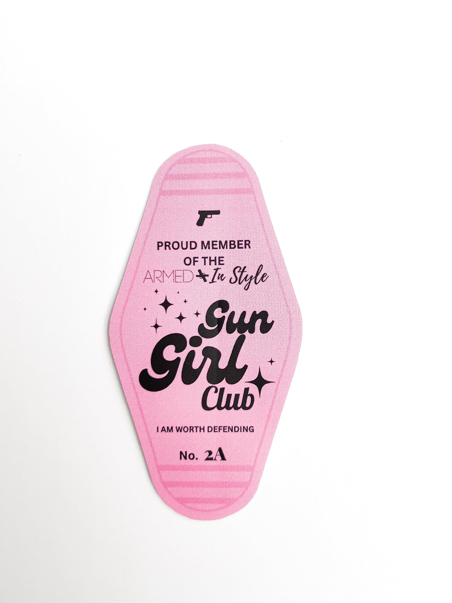 Gun Girl Club Member Sticker