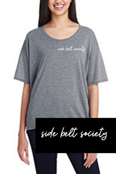 Side Belt Society, Women's Hi-Lo Freedom Shirt