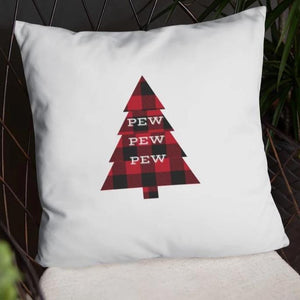 Pew Pew Pew Flannel Dry Fire Pillow