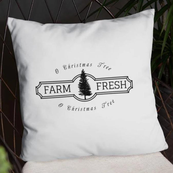O Christmas Tree Farmhouse Dry Fire Pillow Case