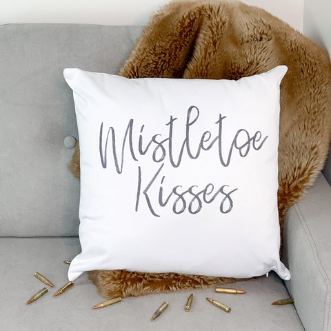Mistletoe Kisses Dry Fire Pillow Case