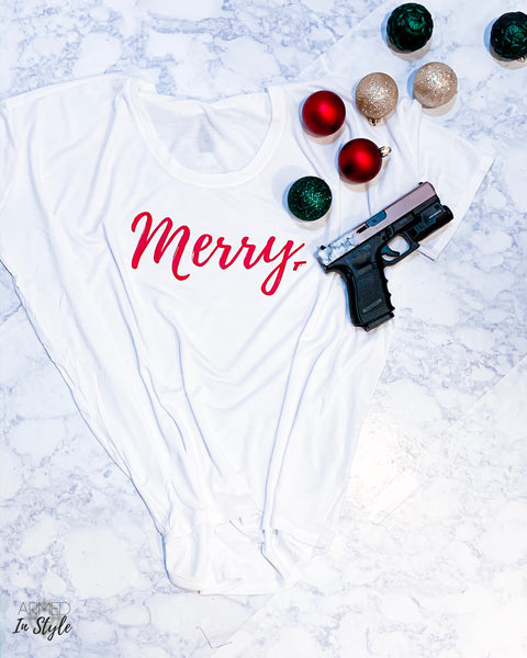 Merry, Women's Hi-Lo Freedom Shirt