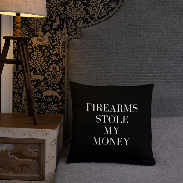 Firearms Stole My Money Dry Fire Pillow, GSSF Style Target