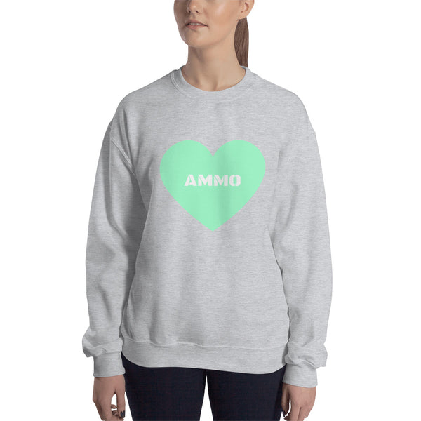 Ammo Love in Mint Sweatshirt