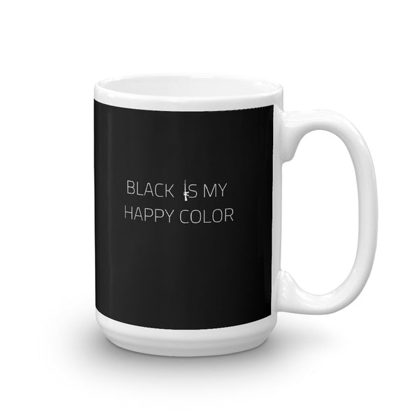 Black Is My Happy Color Mug