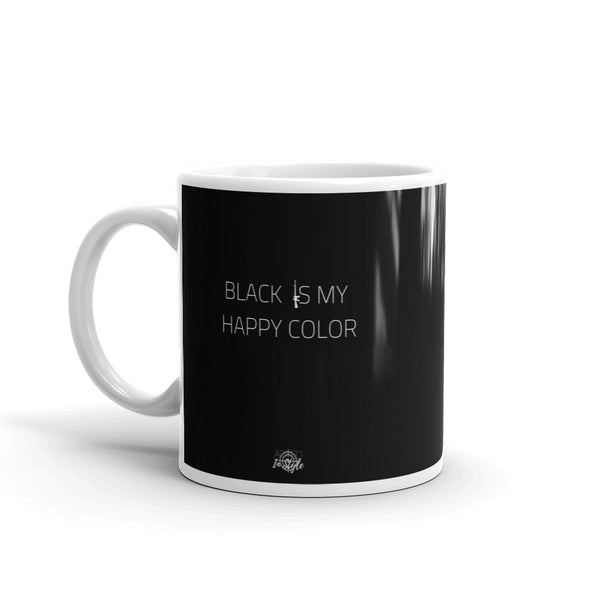 Black Is My Happy Color Mug