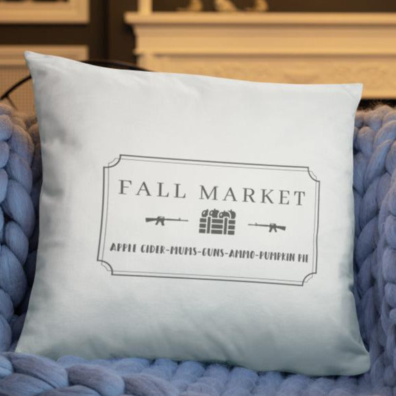 Fall Market Dry Fire Pillow Case