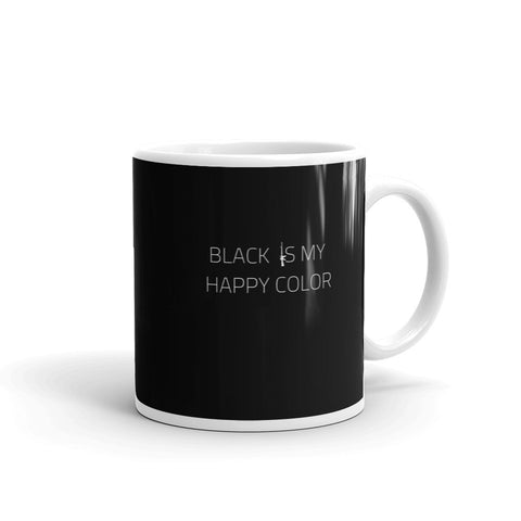 Black Is My Happy Color Mug