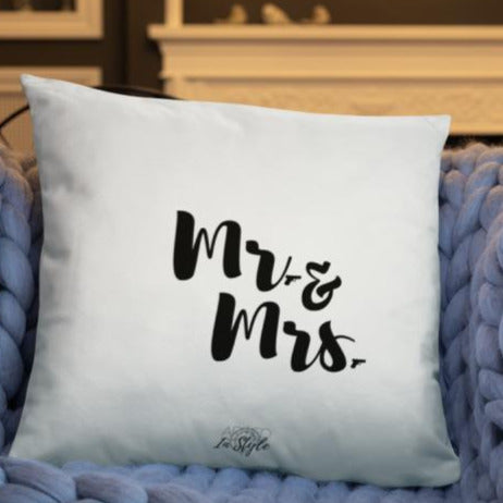 Mr. & Mrs. Dry Fire Pillow